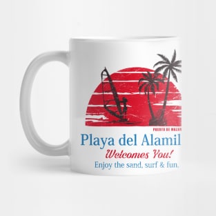 Red Sun - Playa del Alamillo Mug